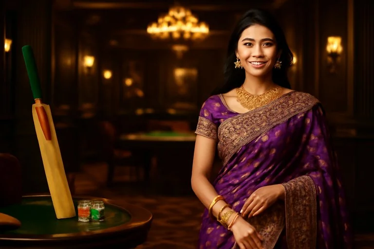 BDTwin টেনিস কোর্টে সার্ভ দেওয়ার দৃশ্য